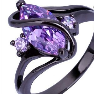 💜 Lovely Purple CZ Ring 💜